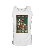 Coffee Drink Coffee Feel Alive Unisex Tank tile