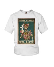 Coffee Drink Coffee Feel Alive Youth T-Shirt tile