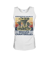 Mushroom Discuss Chanterelles Unisex Tank tile