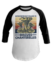 Mushroom Discuss Chanterelles Baseball Tee tile