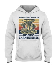 Mushroom Discuss Chanterelles Hooded Sweatshirt front