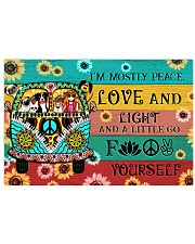 Dog Peace Love And Light 36x24 Poster front