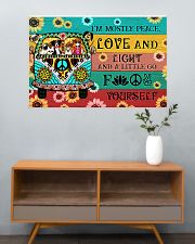 Dog Peace Love And Light 36x24 Poster poster-landscape-36x24-lifestyle-21