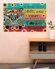 Dog Peace Love And Light 36x24 Poster poster-landscape-36x24-lifestyle-22