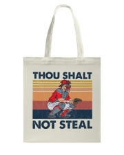Baseball Thou Shalt Not Steal Tote Bag tile