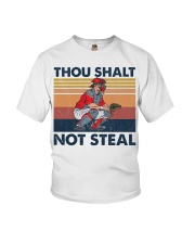 Baseball Thou Shalt Not Steal Youth T-Shirt tile