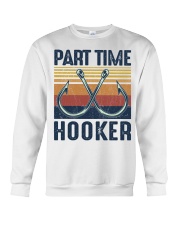 Fishing Part Time Hooker Crewneck Sweatshirt tile