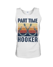 Fishing Part Time Hooker Unisex Tank tile