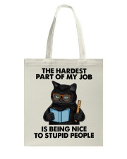 Teacher The Hardest Part Of My Job Tote Bag tile