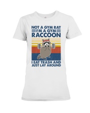 Fitness I'm A Gym Raccoon Premium Fit Ladies Tee tile