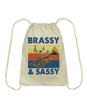 Music Brassy And Sassy Drawstring Bag tile