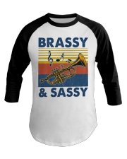 Music Brassy And Sassy Baseball Tee tile