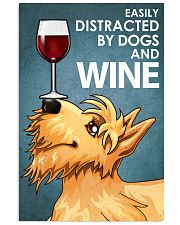 Dog Scottish Terrier And Wine 16x24 Poster front