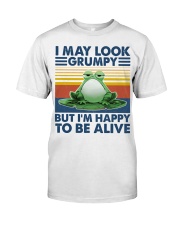 Animal I May Look Grumpy Premium Fit Mens Tee tile