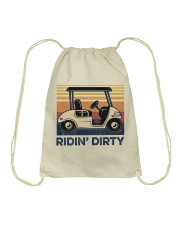 Golf Ridin' Dirty Drawstring Bag tile