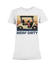Golf Ridin' Dirty Premium Fit Ladies Tee tile