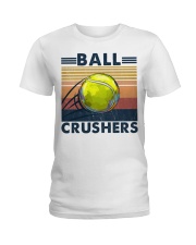 Tennis Ball Crushers Ladies T-Shirt tile