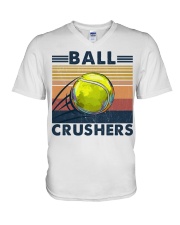 Tennis Ball Crushers V-Neck T-Shirt tile