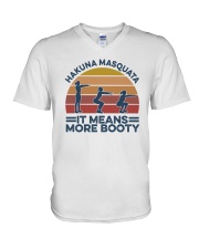 Gym Hakuna Masquata V-Neck T-Shirt tile