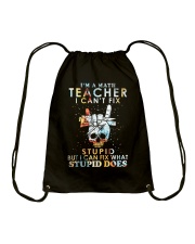 Teacher I'm A Math Teacher Drawstring Bag tile
