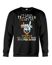 Teacher I'm A Math Teacher Crewneck Sweatshirt tile