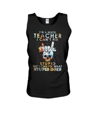 Teacher I'm A Math Teacher Unisex Tank tile