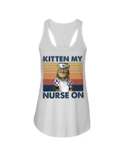 Nurse Kitten My Nurse On Ladies Flowy Tank tile