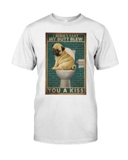 Dog Pug You A Kiss Classic T-Shirt tile