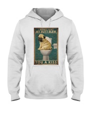 Dog Pug You A Kiss Hooded Sweatshirt tile