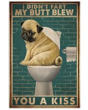 Dog Pug You A Kiss 16x24 Poster front