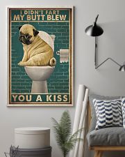 Dog Pug You A Kiss 16x24 Poster lifestyle-poster-1