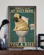 Dog Pug You A Kiss 16x24 Poster lifestyle-poster-2