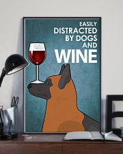 Dog K9 And Wine 16x24 Poster lifestyle-poster-2