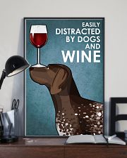 Dog German Shorthaired Pointer And Wine 16x24 Poster lifestyle-poster-2