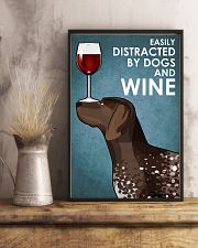 Dog German Shorthaired Pointer And Wine 16x24 Poster lifestyle-poster-3