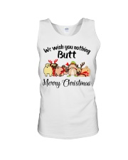Dog Merry Christmas Unisex Tank tile