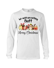 Dog Merry Christmas Long Sleeve Tee tile