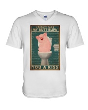 Farm You A Kiss V-Neck T-Shirt tile