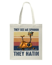 Fitness They See Me Spinnin Tote Bag tile