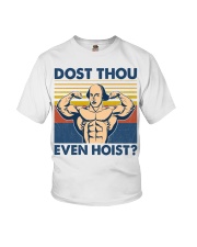 Fitness Dost Thou Even Hoist Youth T-Shirt tile