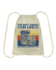 Book The Best Thing In Life Drawstring Bag tile