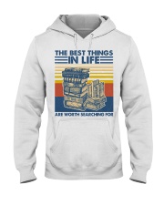 Book The Best Thing In Life Hooded Sweatshirt front