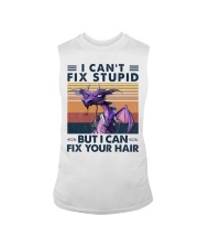 Hairdresser I Can't Fix Stupid Sleeveless Tee tile