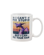 Hairdresser I Can't Fix Stupid Mug tile