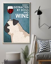 Dog Pug And Wine 16x24 Poster lifestyle-poster-1