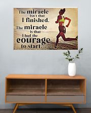 Running The Miracle Isn't That I Finished 36x24 Poster poster-landscape-36x24-lifestyle-21