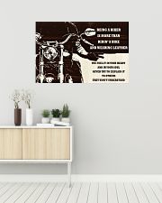 Biker Being A Biker 36x24 Poster poster-landscape-36x24-lifestyle-01