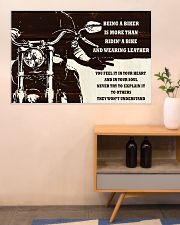 Biker Being A Biker 36x24 Poster poster-landscape-36x24-lifestyle-22