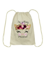 Cat I'm Getting Mewied - Hoodie And T-shirt Drawstring Bag thumbnail