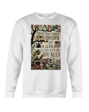 Garden And A Library Crewneck Sweatshirt tile